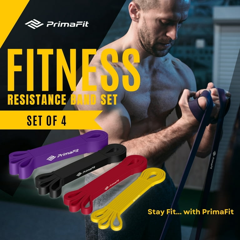 PrimaFit Resistance Bands for Working Out, Exercise Bands