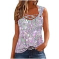 thumbnail image 2 of Débardeurs Femmes, Camisole Unie Sans Manches T-shirt Ample, 2 of 4
