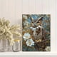 thumbnail image 2 of Qisvanset Framed Canvas Wall Art 12x16 Inch White Flower Great Horned Owl Rustic Wall Art, 2 of 5