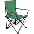 thumbnail image 4 of 2 pcs Camping Folding Portable Chairs Outdoor Fishing Beach Multi Colours, 4 of 15