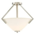 thumbnail image 2 of 60/6251-Nuvo Lighting-Nome-Two Light Semi-Flush Mount-16.13 Inches Wide by 14 Inches High-Brushed Nickel Finish, 2 of 2
