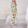 thumbnail image 3 of Naloa Penguins On The Beach Pajamas for Women Set, Womens Pajama Sets, Lounge Sets for Women, 2pjs for Women-XX-Large, 3 of 7