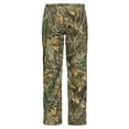 thumbnail image 1 of Blocker Outdoors Shield Men's Packable Camo Rain Pant, Lightweight Waterproof Rain Gear (Realtree Edge, X-Large), 1 of 11