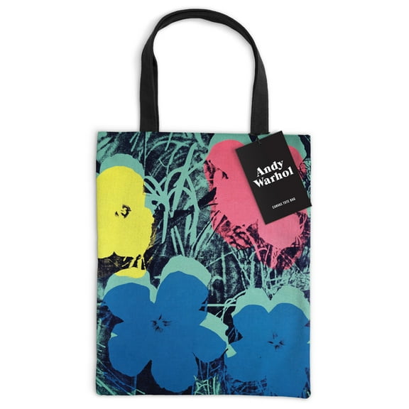 Warhol Flowers Volume 3 Canvas Tote Bag, (Hardcover)