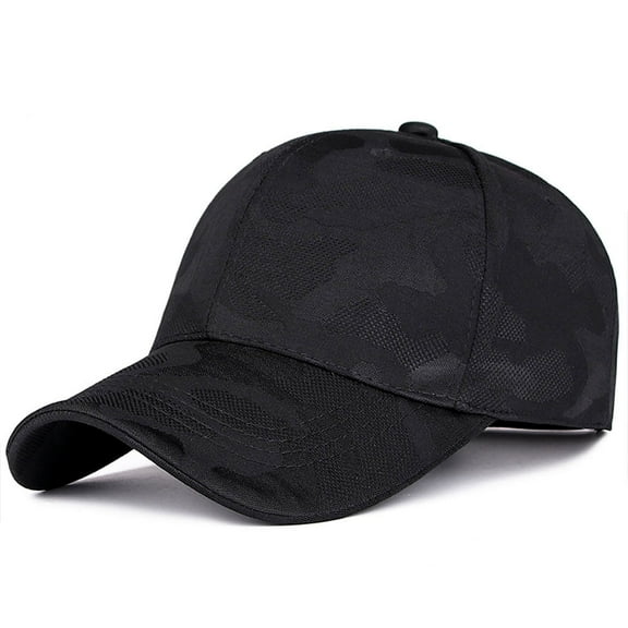 Tittly Baseball Cap Winter Hats Adjustable Hip-Hop Women Caps Snapback Camouflage Men Unisex Hat Cap Caps Visor Hats Sun Hats Black One Size