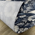 thumbnail image 4 of Ambesonne Navy Blue Place Mats Set of 4, Night Floral Garden Print, Standard Size, Coconut Dark Slate Blue, 4 of 5