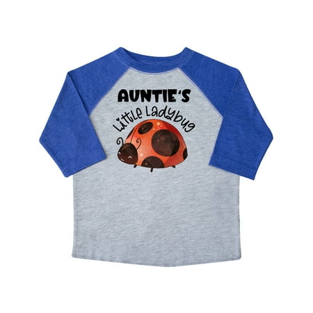 

Inktastic Auntie s Little Ladybug Gift Toddler Boy or Toddler Girl T-Shirt