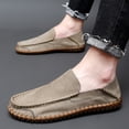 thumbnail image 5 of +2026 [Handmade slip-on loafers]  Men's Handmade Loafers - Slip-On Boat Shoes | Round Toe, Rubber Sole  | Daily Wear, Parties, Formal Events | Men's Sizes | Black, Brown, Grey, 5 of 6