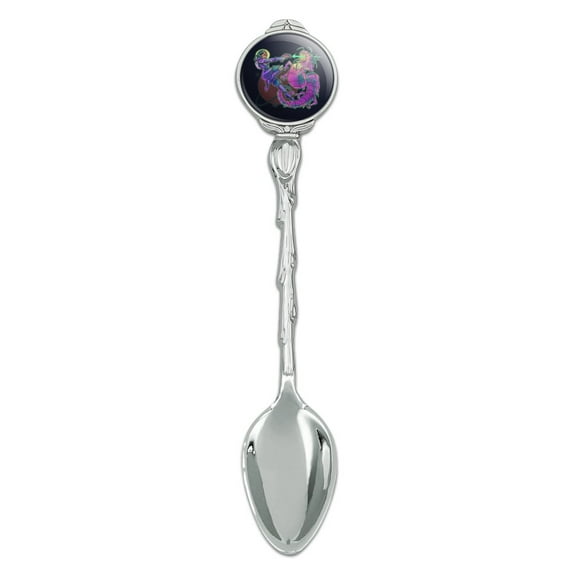 Science Fiction Space Woman and Alien Novelty Collectible Demitasse Tea Coffee Spoon