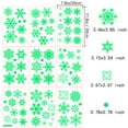 thumbnail image 3 of 93PCS Glow in The Dark Snowflake Window Clings, Glass Window Snowflake Decals, Non-Adhesive Stickers, Static Stickers, Christmas Stickers for Children's Room Decoration Christmas Decoration, 3 of 8