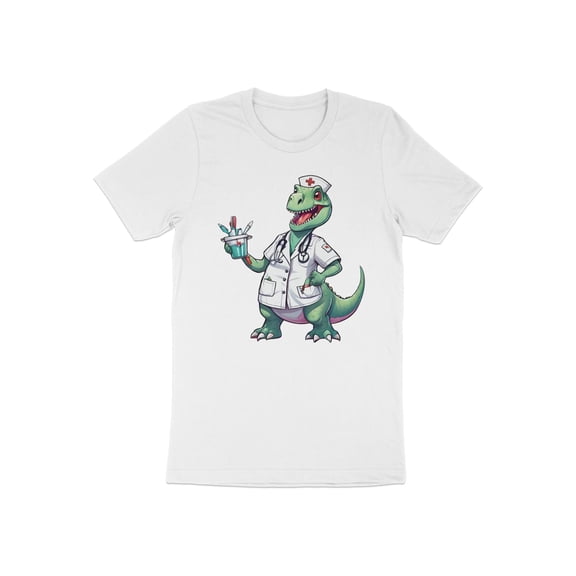 Funny Dinosaur Registered Pediatric Nurse Gift Women Girls T-Shirt Dinosaur Certified Nurse Birthday Holiday Presents Tshirt