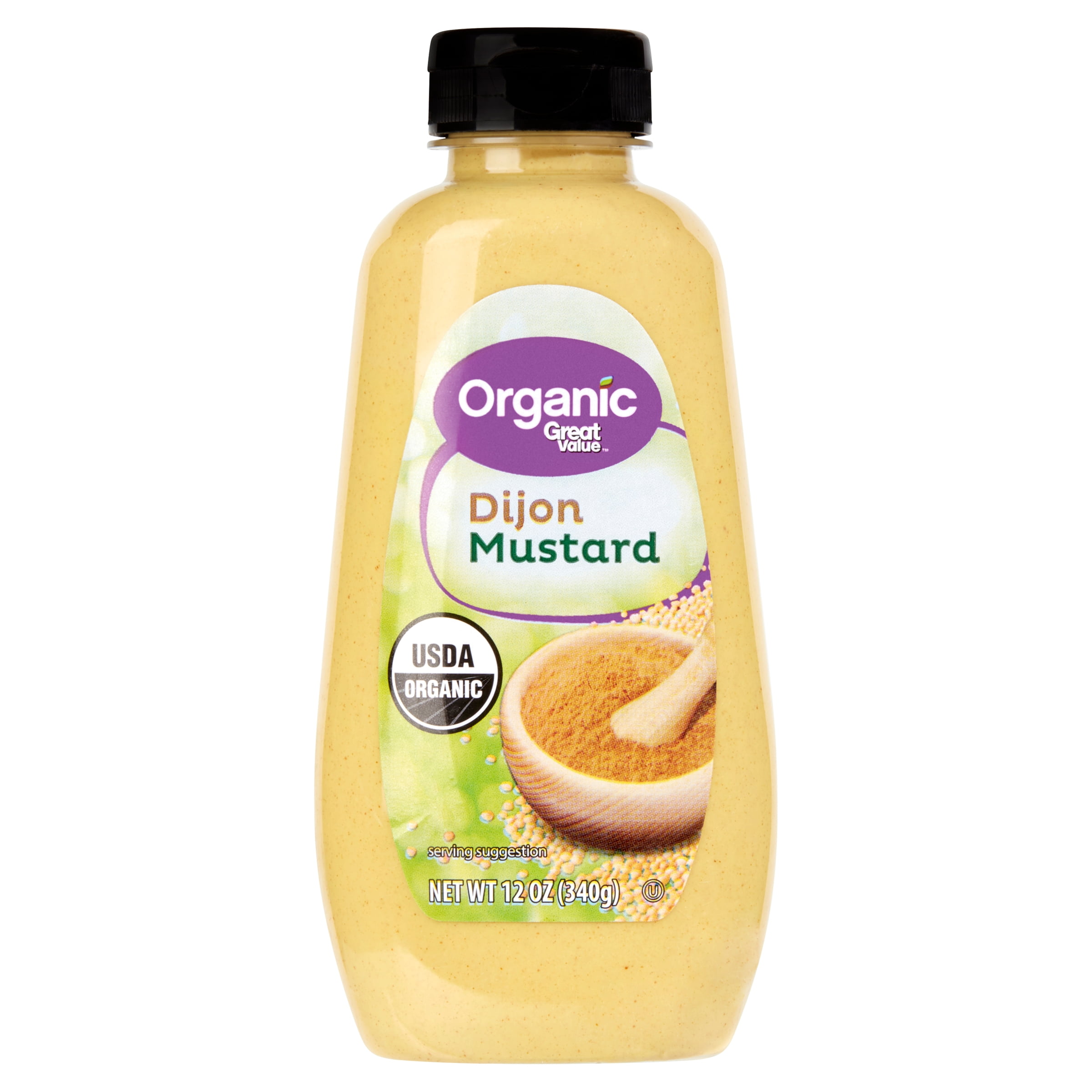 (3 pack) Great Value Organic Dijon Mustard, 12 oz