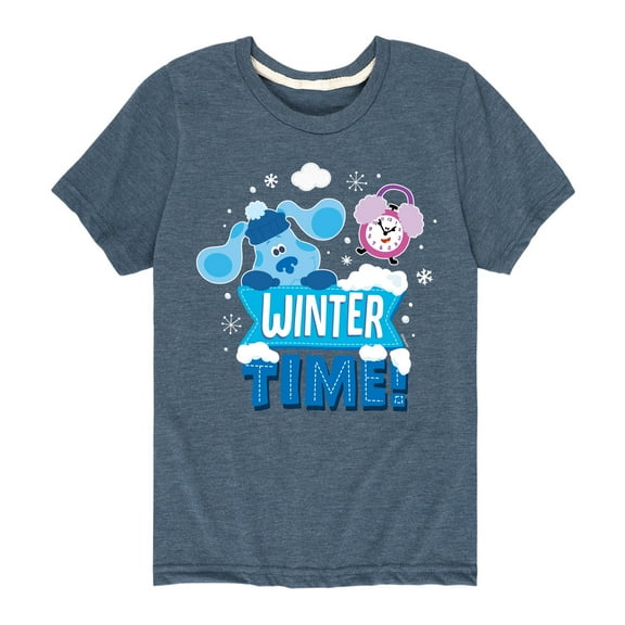 Blue's Clues & You! - Winter Time - Toddler And Youth Short Sleeve Graphic T-Shirt