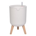 thumbnail image 1 of Automatic Flowerpot Modern Grid Water Injection Hole Planter With Detachable Stand For Home Garden Decor, 1 of 14