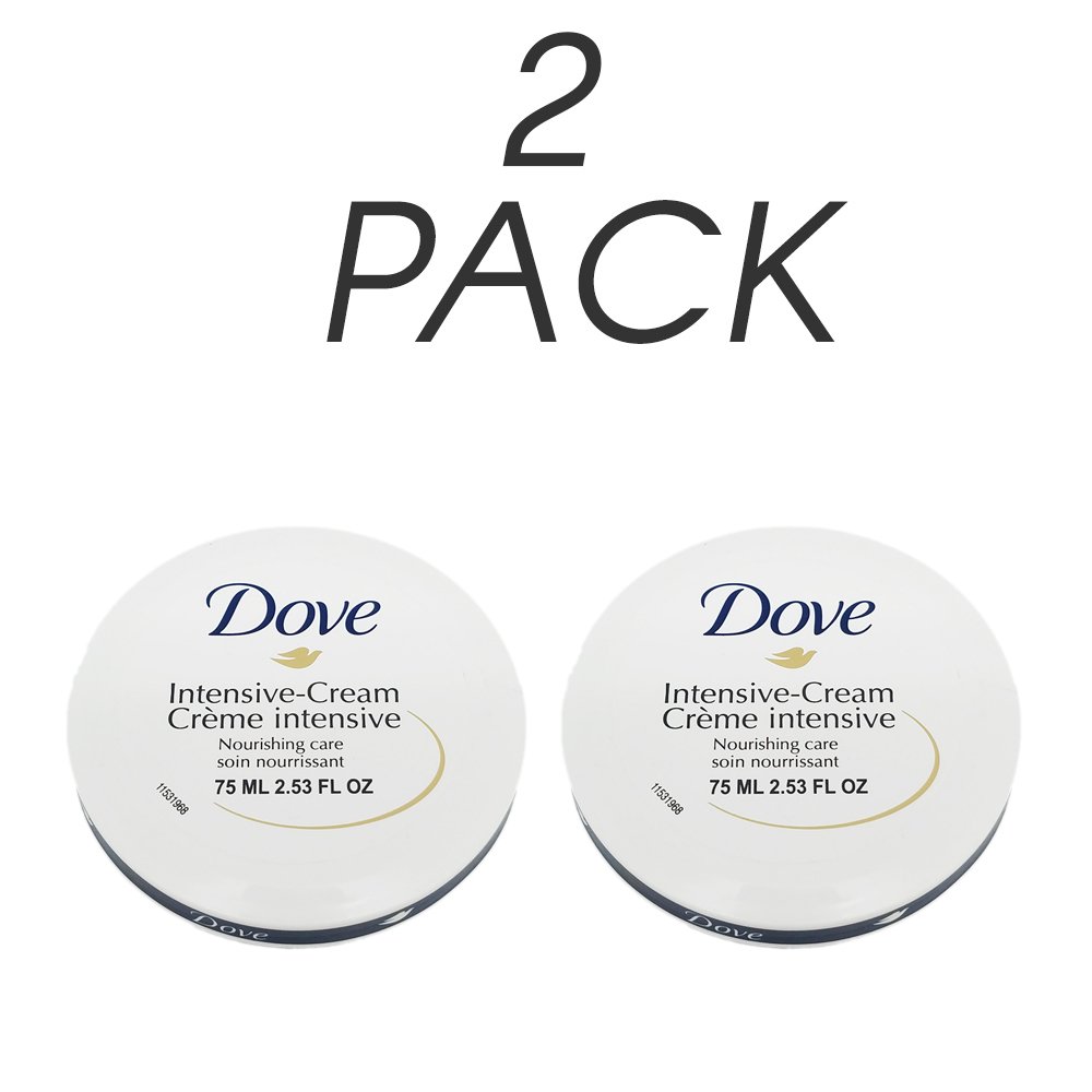 Dove Intensive Cream. Natural Nourishing and Moisturizing. Rich, Creamy