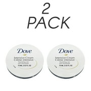 Dove Intensive Cream. Natural Nourishing and Moisturizing. Rich, Creamy Formula for All Skin Types. 2.53 fl.oz. Pack of 2