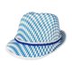 thumbnail image 1 of Sombrero Fedora para Hombre y Mujer, Tradicional, Clásico, para Vacaciones, para Verano y Playa, 1 of 9