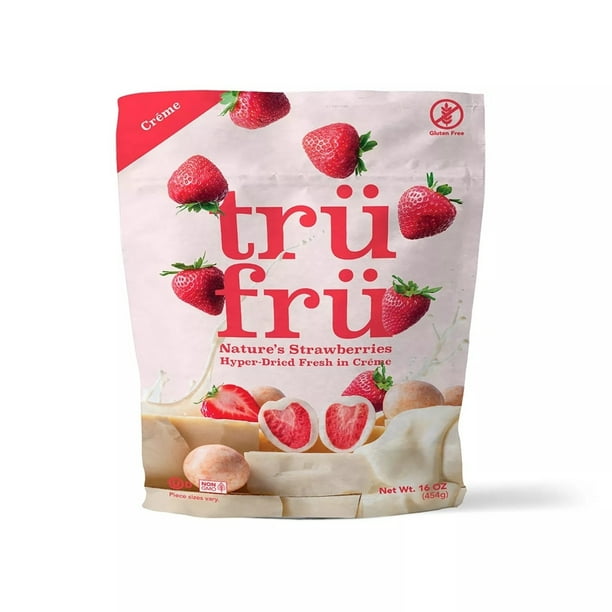 Tru Fru Hyper Dried Real Strawberries in White Crème Chocolate (16