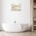 thumbnail image 6 of Farmhouse Flower Bathroom Decor Wall Art Hummingbird Floral Pictures Wall Decor Bottles Canvas Painting Prints Artwork Home Decorations Framed for Bedroom 12inx16in, 6 of 6