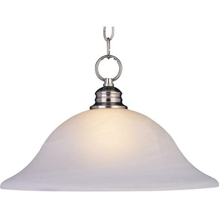 

11 x 16 in. Essentials One Light Pendant Satin Nickel