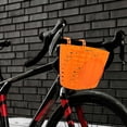 thumbnail image 4 of Orange Plastic Bike Basket for Kids with Multifunctional Design and Nonslip Safety Protection Easy, 4 of 8