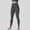 Dark Gray, variant on JFGHDG Women's High Waisted Buttery Soft No Front Seam Tummy Control Butt Lift Workout Yoga Leggings Beige L