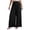 01 Black, variant on Women's Wide Leg Pleated Palazzo Pants, Chic Ruffle High Waisted Loose Business Casual Trousers with Pockets