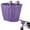 Purple, variant on Kids Bike Basket, Bicycle Front Handlebar Handwoven Wicker Basket Bicycles Basket for Boys Girls Bike Decoration Accessories