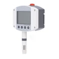 thumbnail image 4 of "High-Precision Wall/DIN Rail Mount LCD Temperature Humidity Transmitter with 0-5V Analog Output & Wide Voltage Range (10-30V DC)"  

(Character count: 136)  

Alternative option:  
"Industrial-Grade, 4 of 5