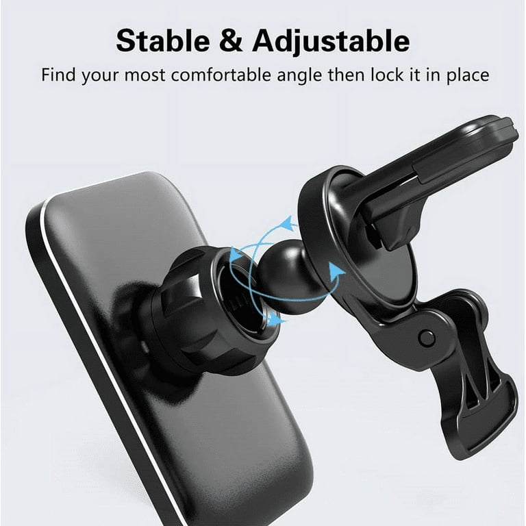 Vicveo for Apple MagSafe Charger Car Mount Holder,15W Magnetic Wireless Fast Charging Car Vent Mount Charger for iPhone 12 Series