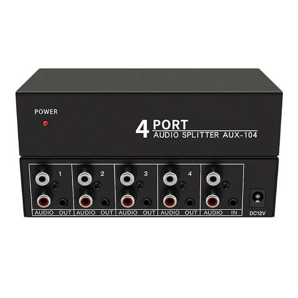 Divisor De Audio Balanceado XLR 1x4 Bidireccional - Caja Divisora Señal Audio 6.5 XLR 1 Entrada 4 Divisor De Audio Balanceado XLR 1x4 Bidireccional - Caja Divisora Señal Audio 6.5 XLR 1 Entrada 4