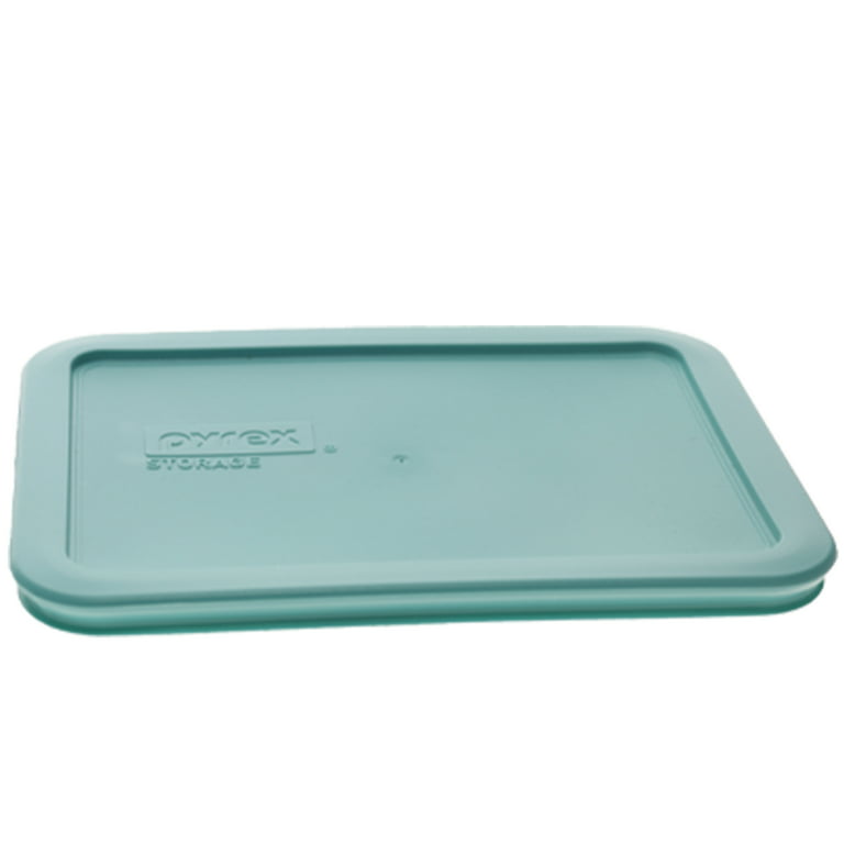 ❤️ New PYREX 3 Cup DUSTY JADE GREEN Rectangle Storage Dish & Plastic  COVER 7210