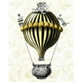 thumbnail image 3 of Fab Funky 20x24 Black Modern Framed Museum Art Print Titled - Baroque Balloon Black Yellow, 3 of 5