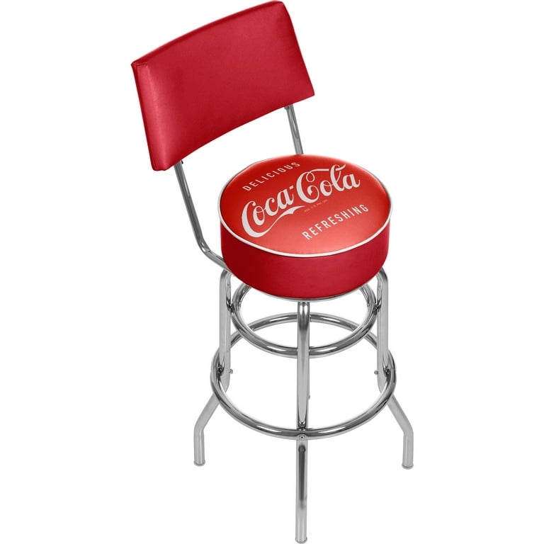 Coca-Cola バースツール 2脚セット Coca-Cola Gameroom Combo - Table and 2 Bar Stool Set for