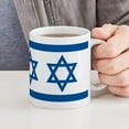 thumbnail image 6 of CafePress - Israel Flag Mug - 11 oz Ceramic Mug - Novelty Coffee Tea Cup, 6 of 6