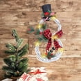 thumbnail image 5 of Decoración de corona de Navidad iluminada, corona de uva para la decoración de la pared del jardín del hogar de la puerta delantera Adepaton CPB-SSW60-1, 5 of 5