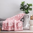 thumbnail image 3 of The Pioneer Woman Floral Cozy Knit Throw Blanket, Pink, 50 x 72 in, 3 of 9