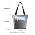 thumbnail image 3 of KLL Tote Bag for Women Cute Animal Couple Print Shopping Grocery Reusable Bags for Office School Shopping Travel, 3 of 6