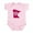 Petal Pink, variant on CafePress - MN Heart Body Suit - Baby Light Bodysuit, Size Newborn - 24 Months