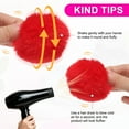 thumbnail image 3 of Uxcell 20 Paquete de Bolas de Pom Pom de Piel Sintética, 2.4 Pulgadas Suaves y Esponjosas para Sombreros, Llaveros, Bufandas, Guantes, Bolsas y Accesorios, Negro, 3 of 7