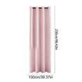 thumbnail image 3 of Doorway Curtains, Privacy Grommet Closet Curtain for Bedroom, W39 X L98 Inch Solid Blackout Door Coverings, 1 Panel Pink, 3 of 6