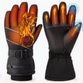 thumbnail image 6 of lcziwo Heated Gloves for Men 3 Temperature Settings Winter Motorcycle Gloves Waterproof Skiing Snowboarding Heating Glove (Battery Not Included), 6 of 10