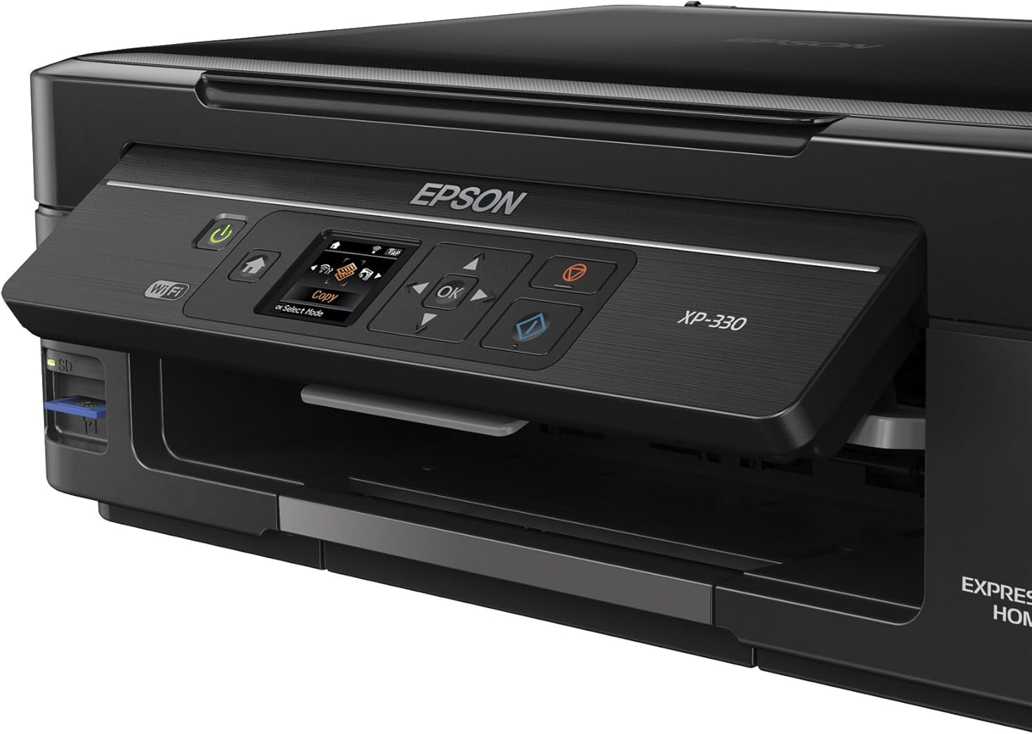 Epson Expression Home XP-330 Wireless All-in-One Color Inkjet Photo Printer, Scanner, Copier, C11CE60201