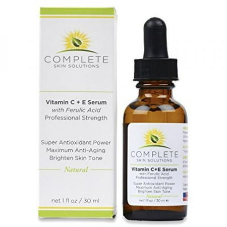 Le meilleur naturel vitamine CE Sérum Avec férulique et l'acide hyaluronique 15% de vitamine C, 1% de vitamine E, 0,5% acide férulique