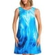 thumbnail image 1 of Fotbe Blue Shell Vestido de Verano sin Mangas para Mujer – Vestido Midi Línea A, Estilo Camiseta Floral, Vestido Playero Casual y Fluido, 1 of 7