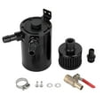 thumbnail image 3 of Catch Can, avec 2 Port Accessoire Kit Voiture Kit, Construit avec Filtre Inox Réservoir d'Huile Réservoir 3/8in Npt pour Usage Professionnel Automobile, 3 of 8