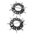 thumbnail image 2 of 5x 1 Margaritas Escudo Es Barra Recta Pezón de Material Acero Inoxidable Bar Joyería Accesorios de para Mujeres 5 piezas, 2 of 8