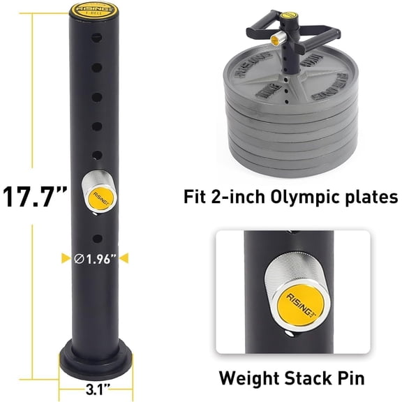 Adjustable Kettlebell Handle for Olympic Weight Plates