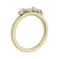 thumbnail image 2 of 0.30 Ct Brilliant Marquise Shape Genuine Diamond Beautiful Wedding Eternity Band for her Solid 14K Yellow Gold Size 7, 2 of 7