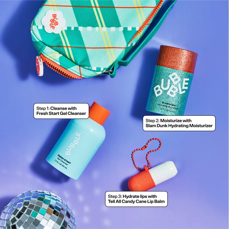Bubble Holiday Kit Dazzling Days Skincare Set with Refreshing